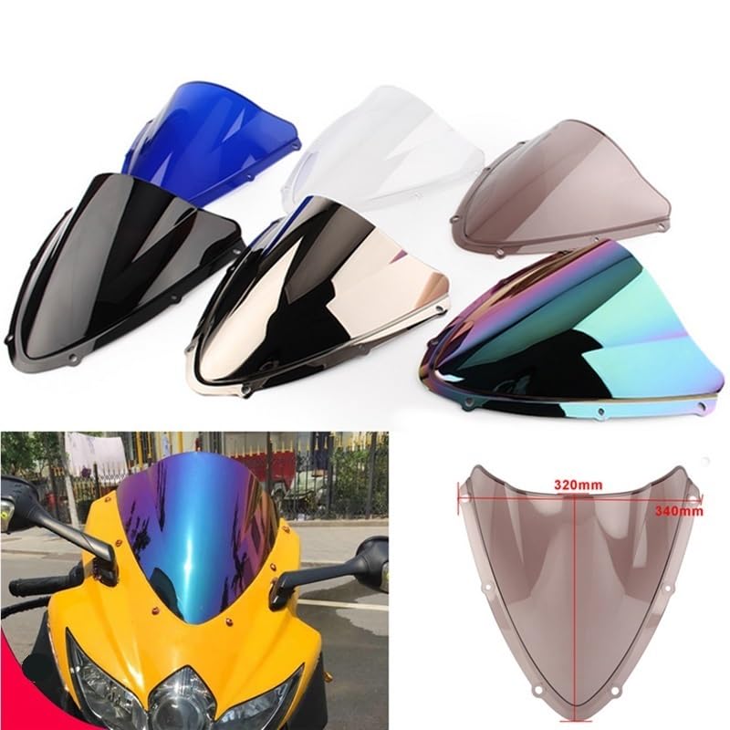 Extension pare-brise moto GSXR600 pour réduire le vent au casque - 2