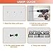 Medals Hanger Display Holder Rack 15.7 inches She Believed She Could Wall Mount Steel Frame Over 70 Medals-Sports Medal Hangers Racks Bib Ribbon with Easy Hanging Bars Black 3 Lines