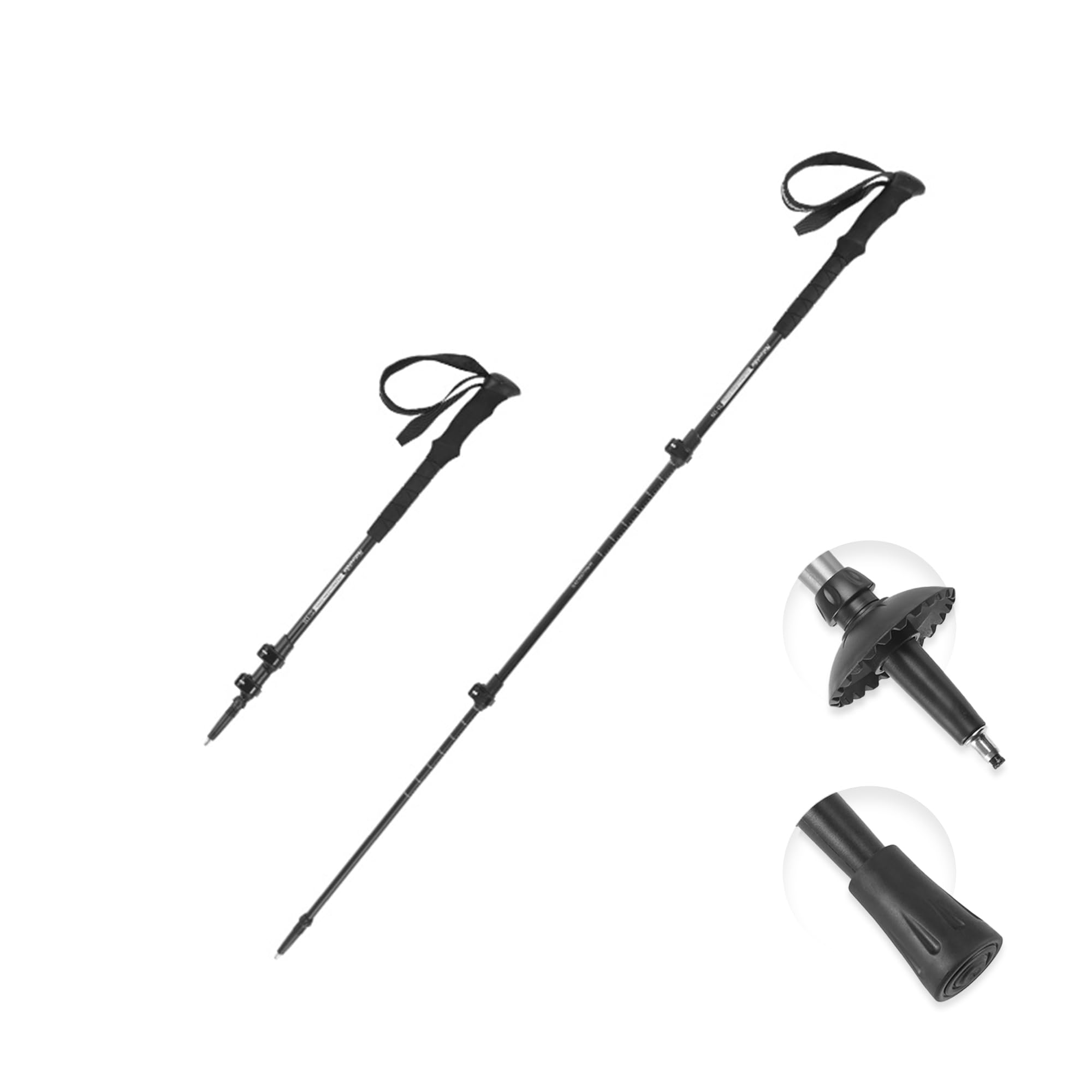 Naturehike Snow Pro 7075 kijki trekkingowe, aluminiowe, regulowane, 61-135 cm