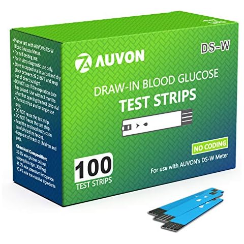 AUVON I-QARE DS-W Blood Glucose Test Strips Cover