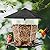 Jealoeur Bird Feeders for Outdoors Hanging Bird Feeder Wild Bird Seed, Black