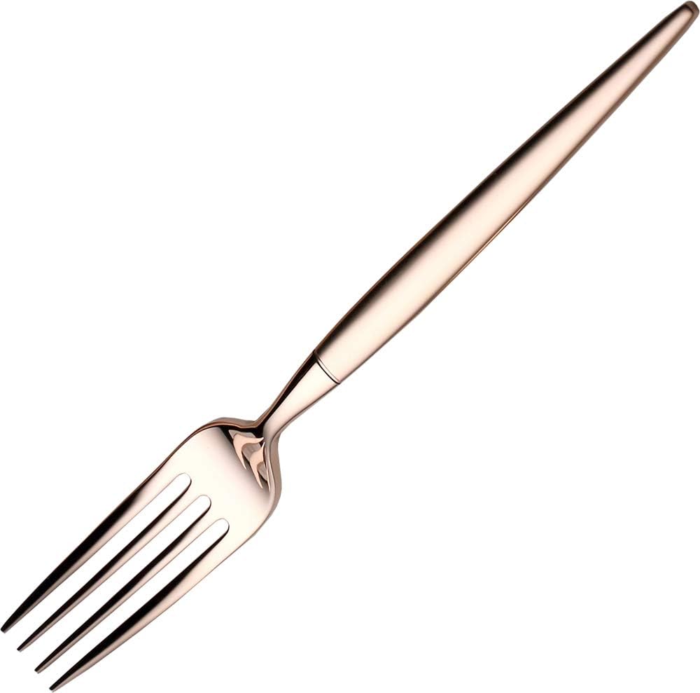 Luckywood 0-12521-060 Fork, Miltoa, Pink Gold, Fruit & Salad Fork