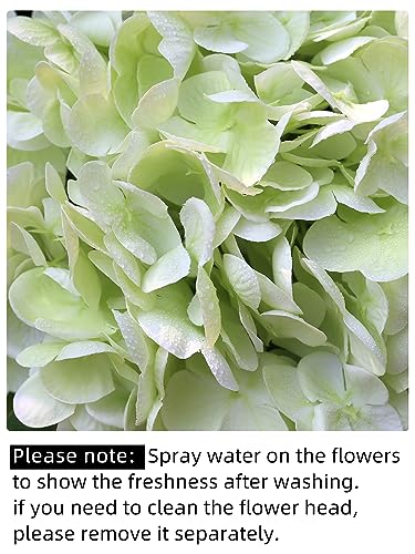 4pcs-21-Faux-Green-Hydrangeas-Artificial-Flowers-Real-Touch-Silk-Hydrangea-Flowers-with-Stems-for-Bridal-Wedding-Bouquet-Party-Home-Decor 4pcs 21 Faux Green Hydrangeas Artificial Flowers Real Touch Silk Hydrangea Flowers with Stems for Bridal Wedding Bouquet Party Home Decor