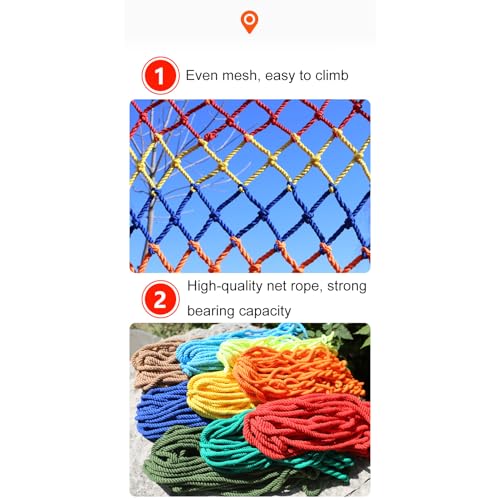 Filet de sécurité extérieur pour balcon et escaliers de 1x5m en polyester - 4