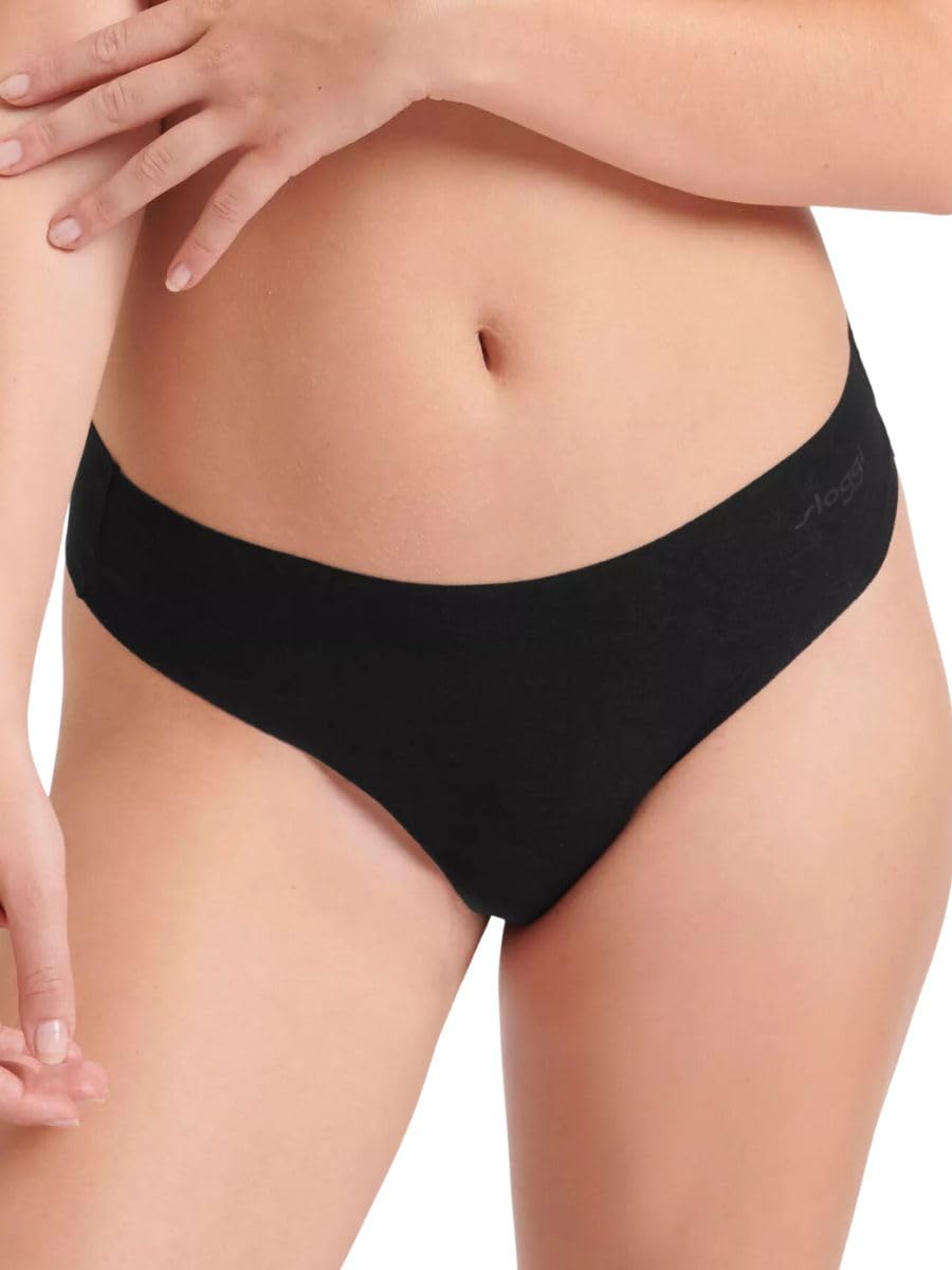 Sloggi Women's Black Zero Modal 2.0 Hipstring,