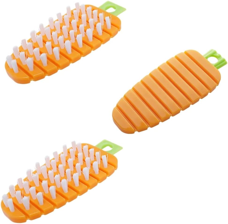 Zhouocea Vegetable Brush, 3 Pcs Vegetable Scrubbers Potato
