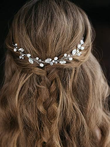 Artio Wedding Hair Vine Accessory Bridal Headpiece for Bride and Bridesmaids HV-512