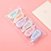 NINGSA 6 Pcs Spring Bestsellers-White out Correction Tape, Easy-to-use,Cute Whiteout Smearer for Instant Correction Of Mistakes Artificial Jade