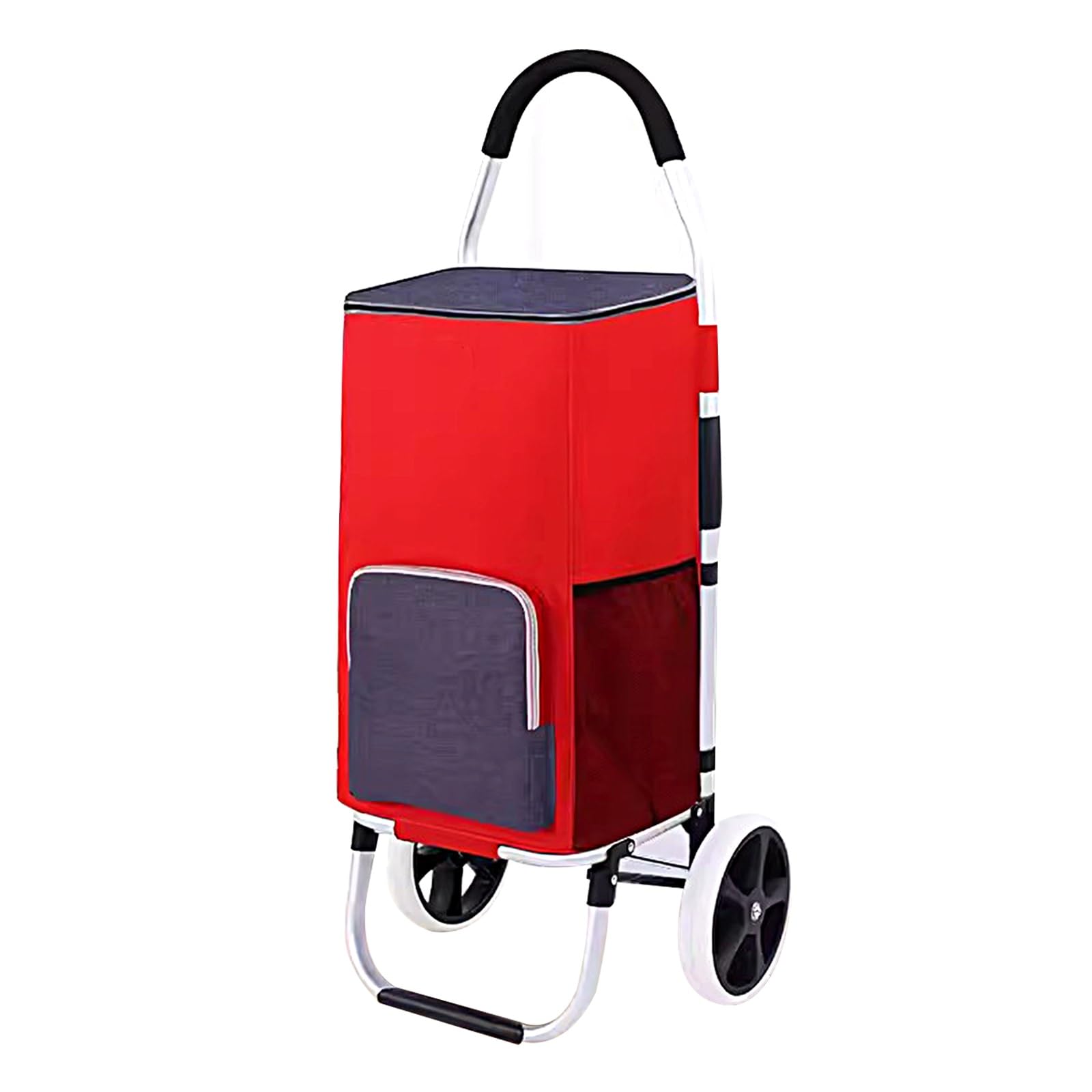 Carrello per la spesa pieghevole portatile, leggero e versatile, ideale per la spesa e le commissioni
