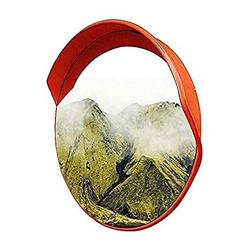 Miroir de sécurité de voirie pour sortie de garage et rue masquée