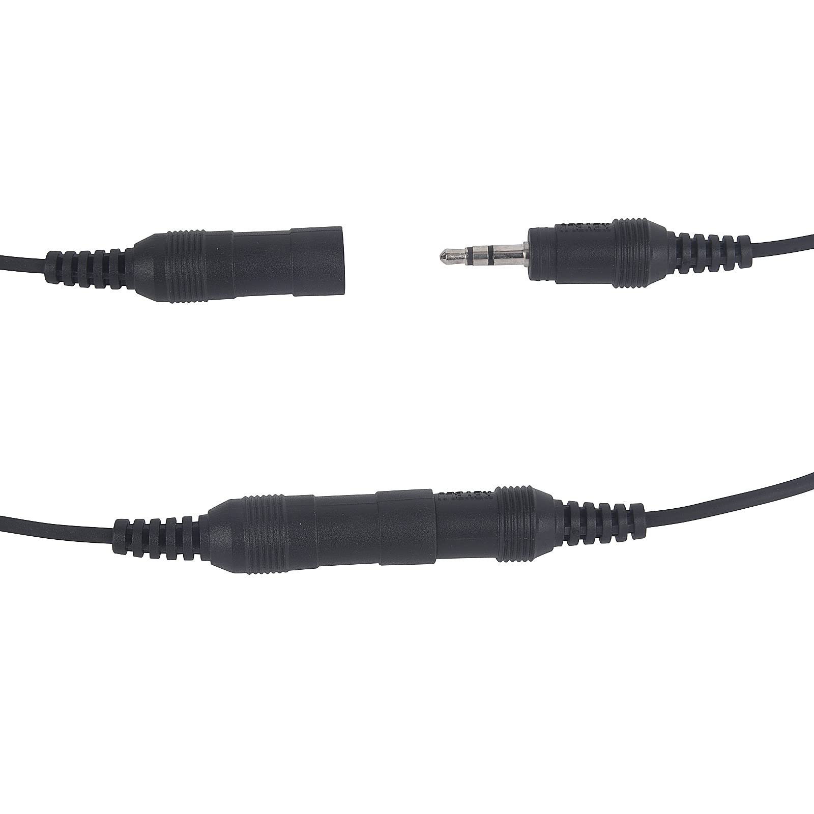 Auricolare per casco Walkie Talkie per moto compatibile con Motorola Mag One BPR40 CLS1110 CLS1410 CP185 CP200 CP200D DLR1020 DLR1060 DTR650 DTR700 RDM2070D RDU4100 radio (confezione da 2)