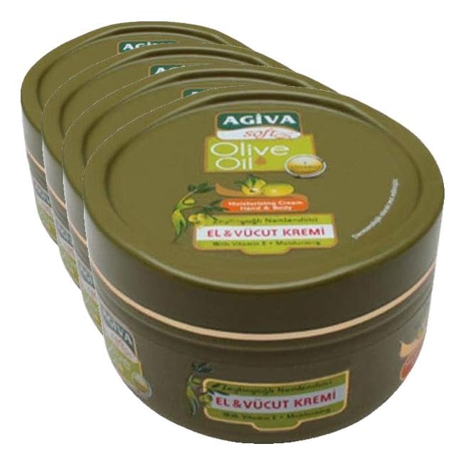AGIVA Soft Krem 300Ml Zeytin Yağlı (4 paketi)