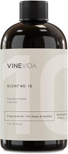 Miniatura 995 de VINEVIDA [4 onzas] Aceite de fragancia de madera de teca de caoba para fabricación de velas y fabricación de jabón, aromas de velas prémium para