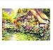 Produktbild Little River Flower Cottage Puzzle 1000 Stück Dekompression für Erwachsene Tierlandschaft Pädagogisches Puzzle für Kinder To20