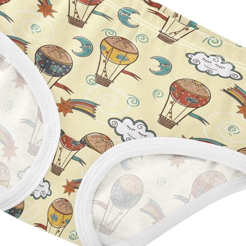 Girls' Underwear Hot Air Balloons Cotton Stretch Comfort Toddler Panties4