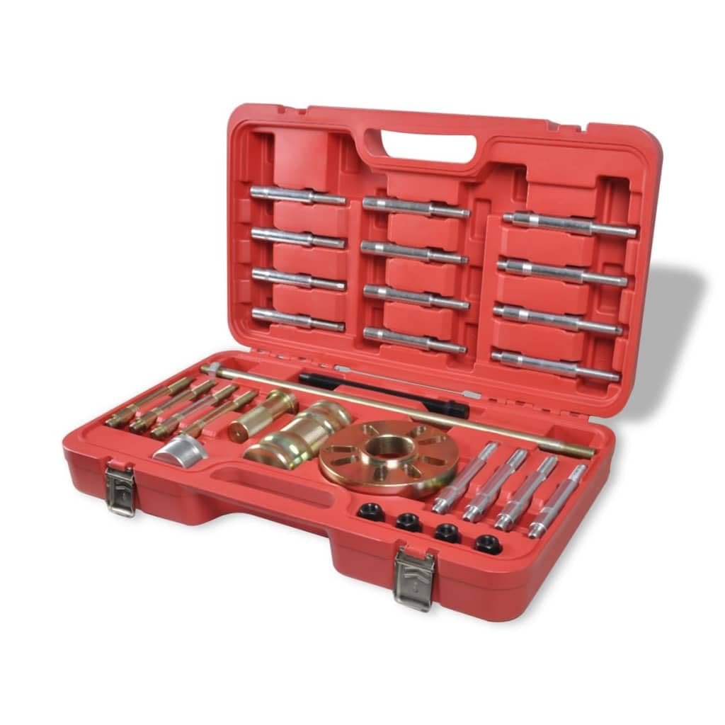 Set di 30 estrattori per mozzi delle ruote, resistenti, con valigetta per auto, officina, professionale e fai da te, adatto per montaggio, riparazione, manutenzione, smontaggio, meccanica