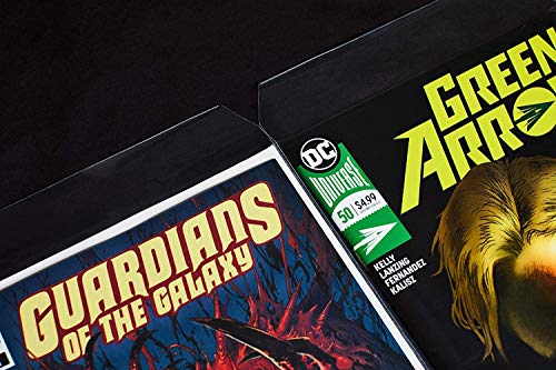 Image of Big Fudge Comic Book Bags and Boards - Comic Book Storage Sleeves - Resealable Toploader Bag Plastic Protector Sleeves - Hard Backing Board - Cover Protectors - Comics After Silver Age or Gold Age