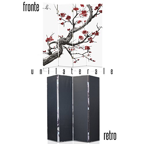 Feeby Paravento Ciliego Giapponese 3 Parti 110x150...