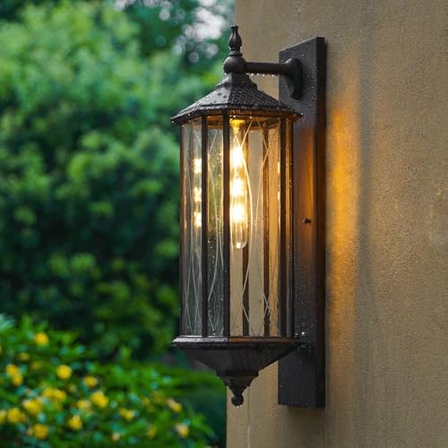 Lampe murale extérieure rétro pour illuminer votre porche