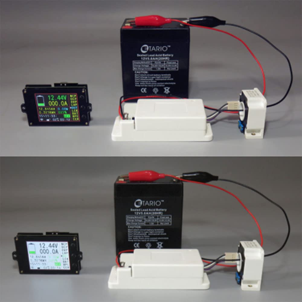 Multímetro DC Voltímetro 500V Wireless Color Pantalla LCD DC Voltaje Amperímetro Medidor de Potencia Voltímetro Electrico Digital Voltímetro 50A-500A