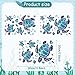 Glow in The Dark Sea Turtle Wall Decals,Under The Sea Turtle Bathroom Wall Stickers Ocean Wall Decor for Kids Baby Nursery Living Room Beach Room Decor