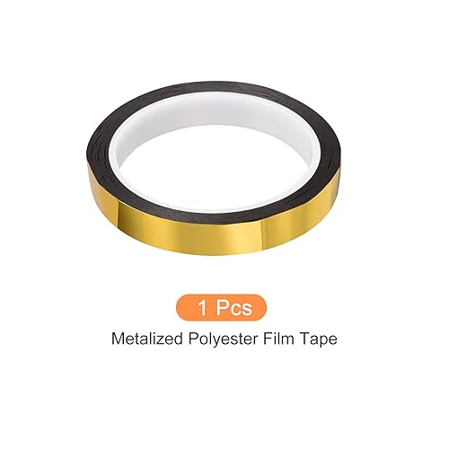 Miniatura 7 de Rebower Cinta de película de poliéster metalizado, cinta Washi para decoración de espejo, para detallar paredes de acento artes gráficas - 58