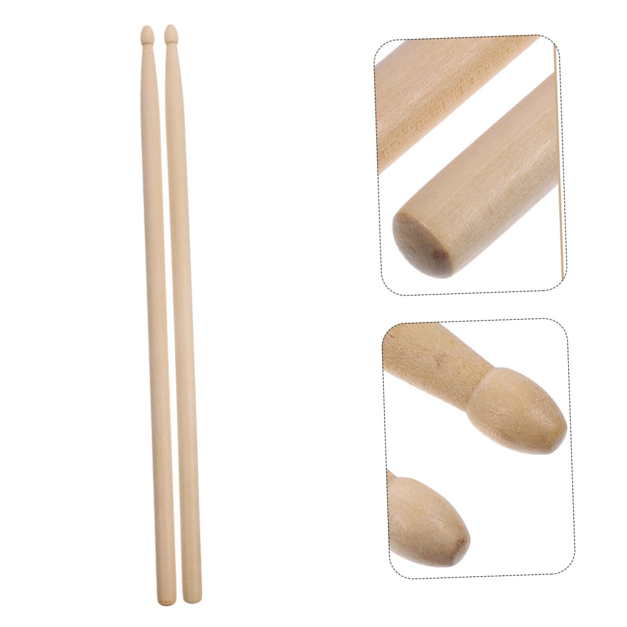 TOPBATHY 12paare Schlagzeugschlägel Holz-drumsticks für Schlagzeug und Perkussion für Üben und Unterricht Zubehör für Musikinstrumente