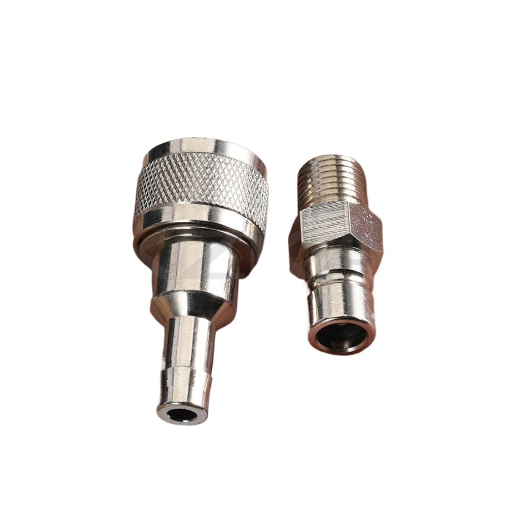 Kit connettori linea carburante fuoribordo con innesto da 3/8 pollici e filettature maschio NPT da 1/4 pollici per l'uso sul lato serbatoio su motori dal 1991 in poi