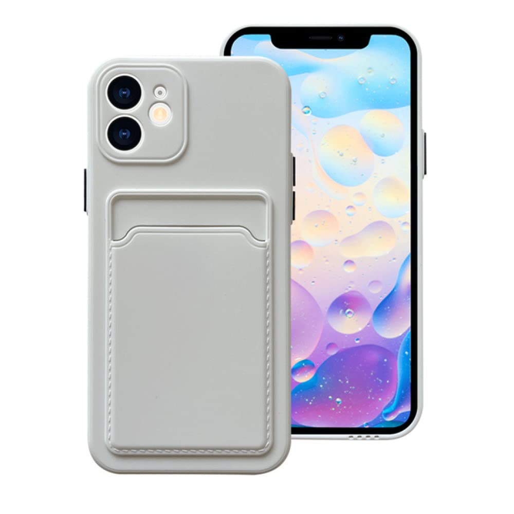 Étui iPhone 7 blanc rigide face aux chocs avec logement carte - 6