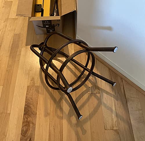 32 Inch Vintage Industrial Bar Stool-Metal Wood Swivel Bar Stool-Retro Bar Height Stool-Counter Height Adjustable Kitchen Stools-Set Of 2-Extra Tall Pub Height 26-32 Inch,Fully Welded(Black(2Pcs)) #TOP1