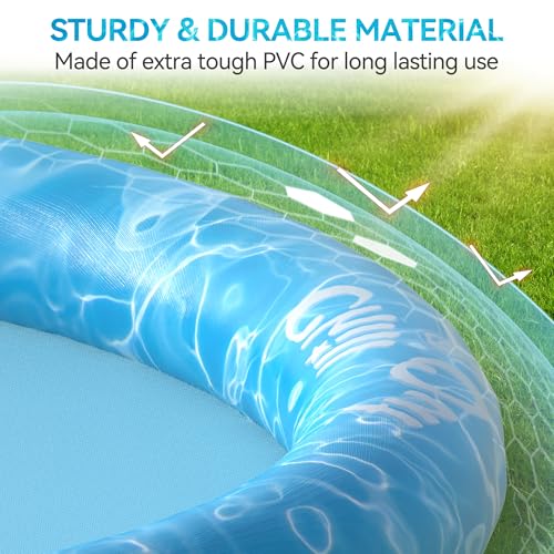 ALL FOR PAWS Hundespielmatte mit Sprinkler 150CM – Sprinklermatte & Kühlende Wassermatte für Hunde, Rutschfester Hunde-Pool für Sommer