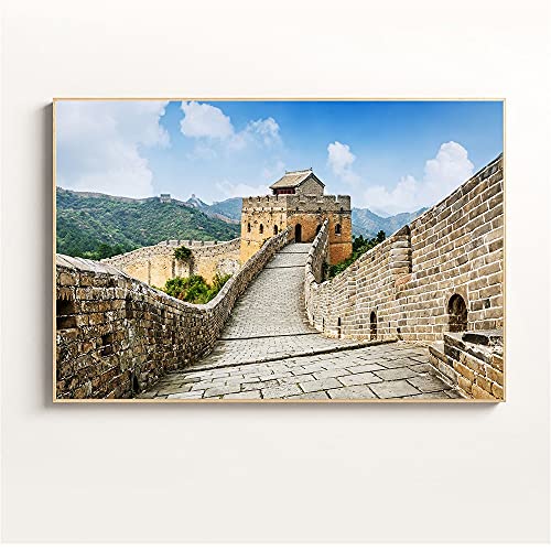 Grande Muraille Diamond Painting 5D : kit complet de mosaïque broderie 50x120cm pour adultes
