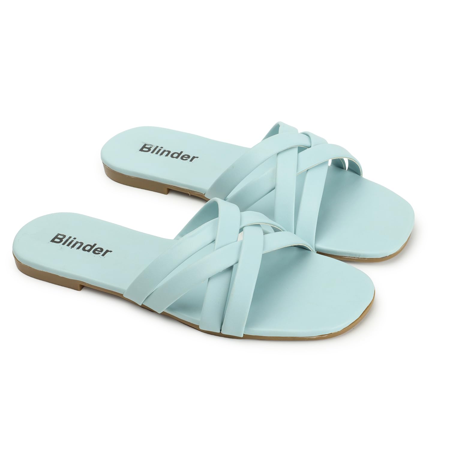 Blinder Blue womens Slipon Slippers Flats (B0CJVLLF55) Amazon Price History, Amazon Price Tracker