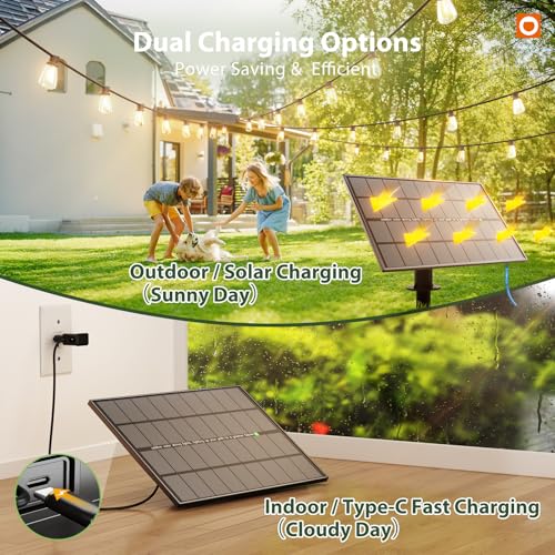 198' addlon Solar String Lights w/ 60 Bulbs, Remote, USB Backup & Timer - image 6