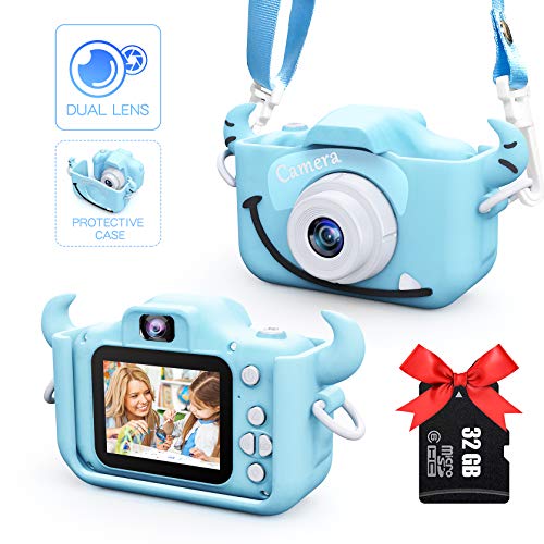 Kids Camera for Boys and Girls, Digital Dual Camera 2.0 Inches Screen 20.0MP