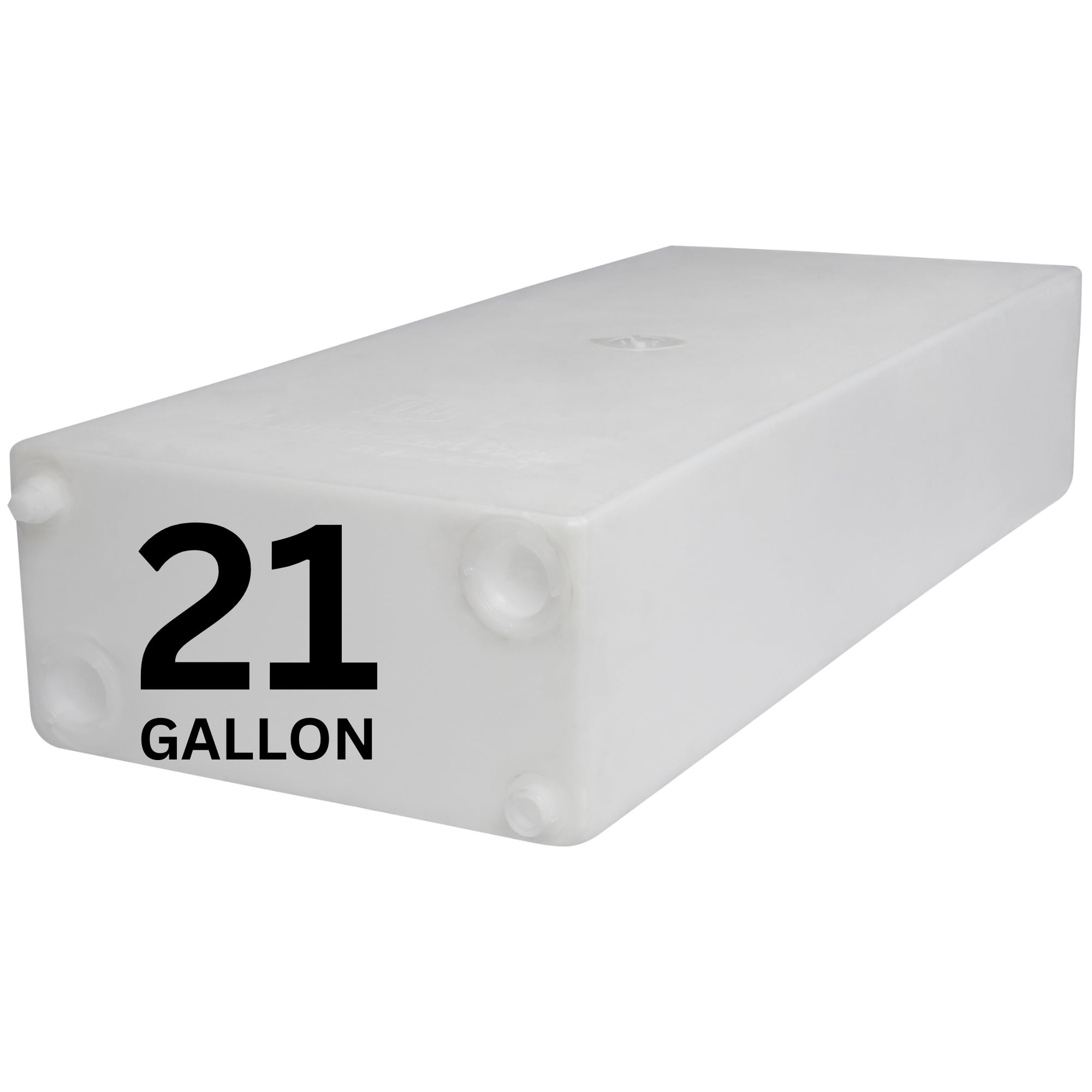 21 Gallon RV Fresh Water Tank, Potable Water Storage Tank for Drinking, Cooking, Cleaning, Showering, for Campers, Trailers, Motorhomes, RVs, Cube Shape, 39.25" x 16" x 8" (WT-0633)