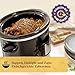 Crockpot Digitaler Schongarer | 3,5 L (3 bis 4 Personen) | Programmierbarer Countdown-Timer | EU-Stecker mit 2 Stiften | Schwarz [CSC113X]