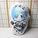 Peluches Anime Re: La Vida En Un Mundo Diferente De Zero Plush Pillow Toy Rem Ram Model Doll Cojín Funda De Almohada De Doble Cara 50cm