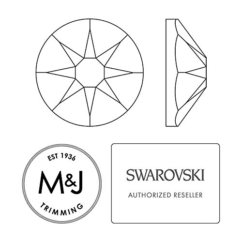 Swarovski Crystals Flat Back Rhinestones - 2088 Xirius Rose Round Foil Backed - SS20 (4.6mm-5mm) - Crystal AB 001 AB (Iridescent) - Thumbnail 5