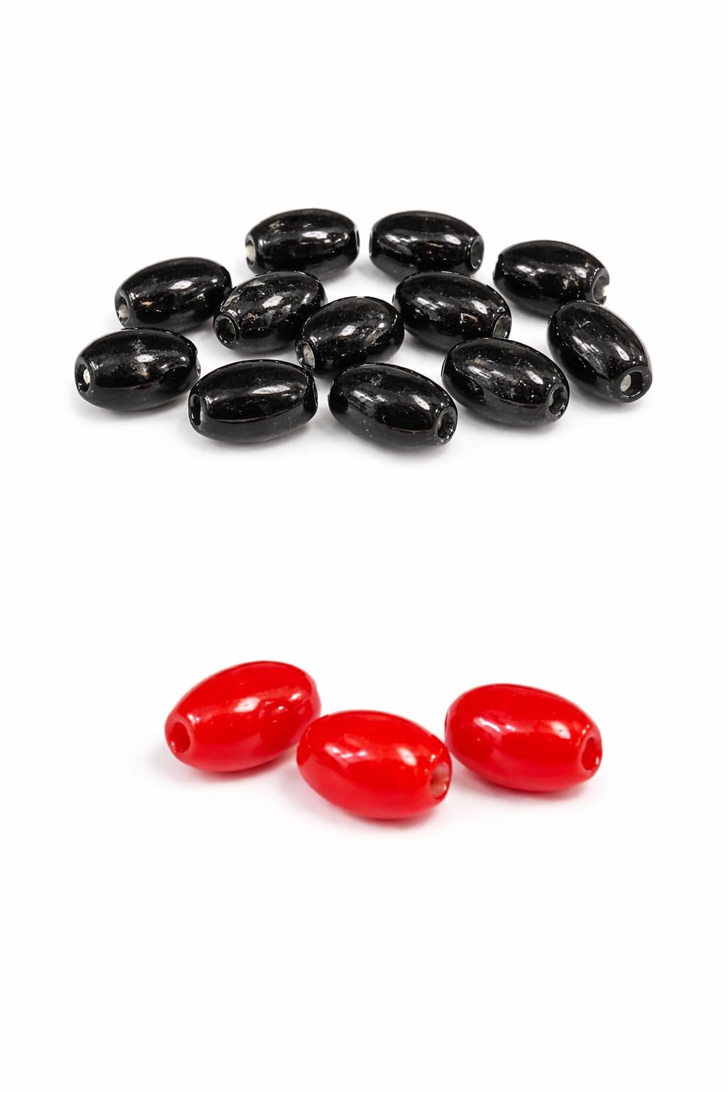 pmw - 11 Black and 3 Red Beads for Mangalsutra - Traditional Mangalsutra Pusthelu Beads Set (SLK)-picture-28