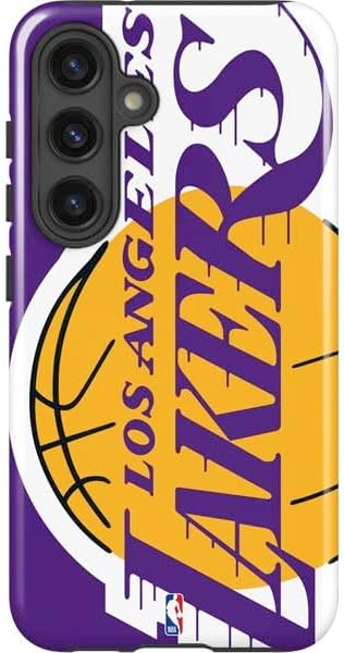Skinit Impact Phone Case Compatible with Galaxy S25 - Officially Licensed NBA Los Angeles Lakers Large Logo Design
