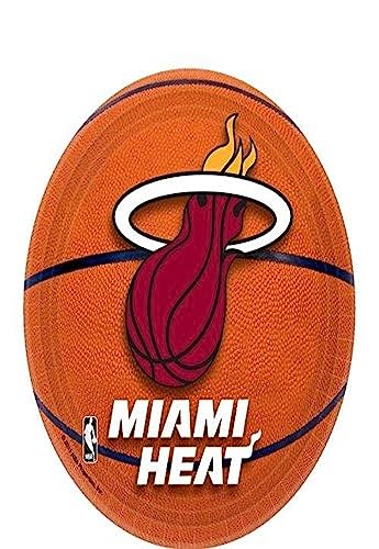 Assiettes Miami Heat Amscan pour fêter la victoire entre amis - 2