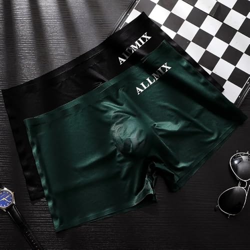 Men's Underwear Boxer Briefs Soft and Breathable Ice Silk Men's Panties Sexy Underwear Boxer Shorts for Men 1 Pcs4