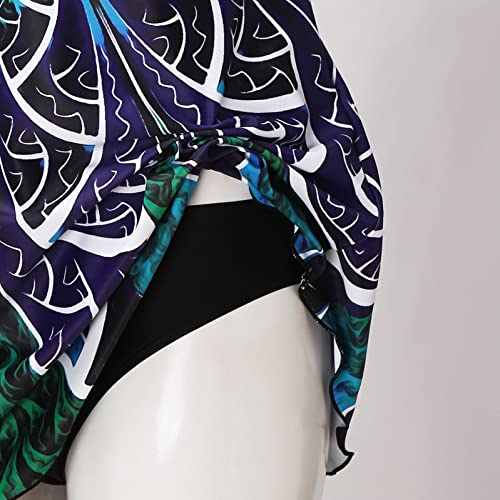 ORT Top tanquíni feminino floral estampado com costas em T com shorts e roupa de banho de duas peças