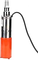 Vista 2 de Bomba de agua de diafragma autocebante DC 12V-0.8 Cubo-114.8 ft Bomba de tornillo de alta elevación de acero inoxidable y fundido sumergible DC 12V