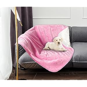 Waterproof-Dog-Blanket-Thick-Reversible-Soft-Pet-Blankets-for-Couch-Bed-Protection-Pee-Proof-Sherpa-Fleece-Blanket-for-Small-Medium-Large-Dogs-Puppy-Cats-Washable-Pink3040 - Cucciolini Doodles   Waterproof-Dog-Blanket-Thick-Reversible-Soft-Pet-Blankets-for-Couch-Bed-Protection-Pee-Proof-Sherpa-Fleece-Blanket-for-Small-Medium-Large-Dogs-Puppy-Cats-Washable-Pink3040