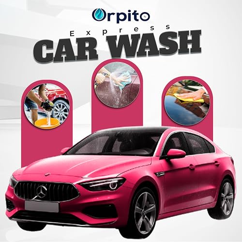 Image of Car Shampoo 5L Multi Fragrance | High Foam Car Wash Liquid | Deep Cleaning Formula | pH Neutral Paint Safe | Removes Dust & Grime | Glossy Finish Wash (1, pink)