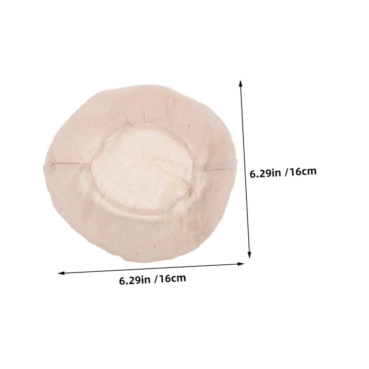 ABOOFAN Cotton Linen Bread Basket 4pcs Bread Proofing Basket Cover Easy-clean Design Size s