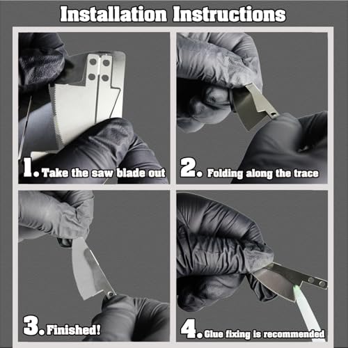 ABEST Mini Handsäge Model Craft Tools mit 4 DIY Craft Pieces Sägeblätter Modellbau Hobby DIY Hacksaw Tool Kit für Hand schneiden Modell Teile schneiden