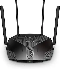 MR80X Roteador Mercusys WiFi 6, AX3000 Doble Band, CPU Qualcomm Dual-Core, 4 Gigabits, totalmente configurável. (MR80X V4)